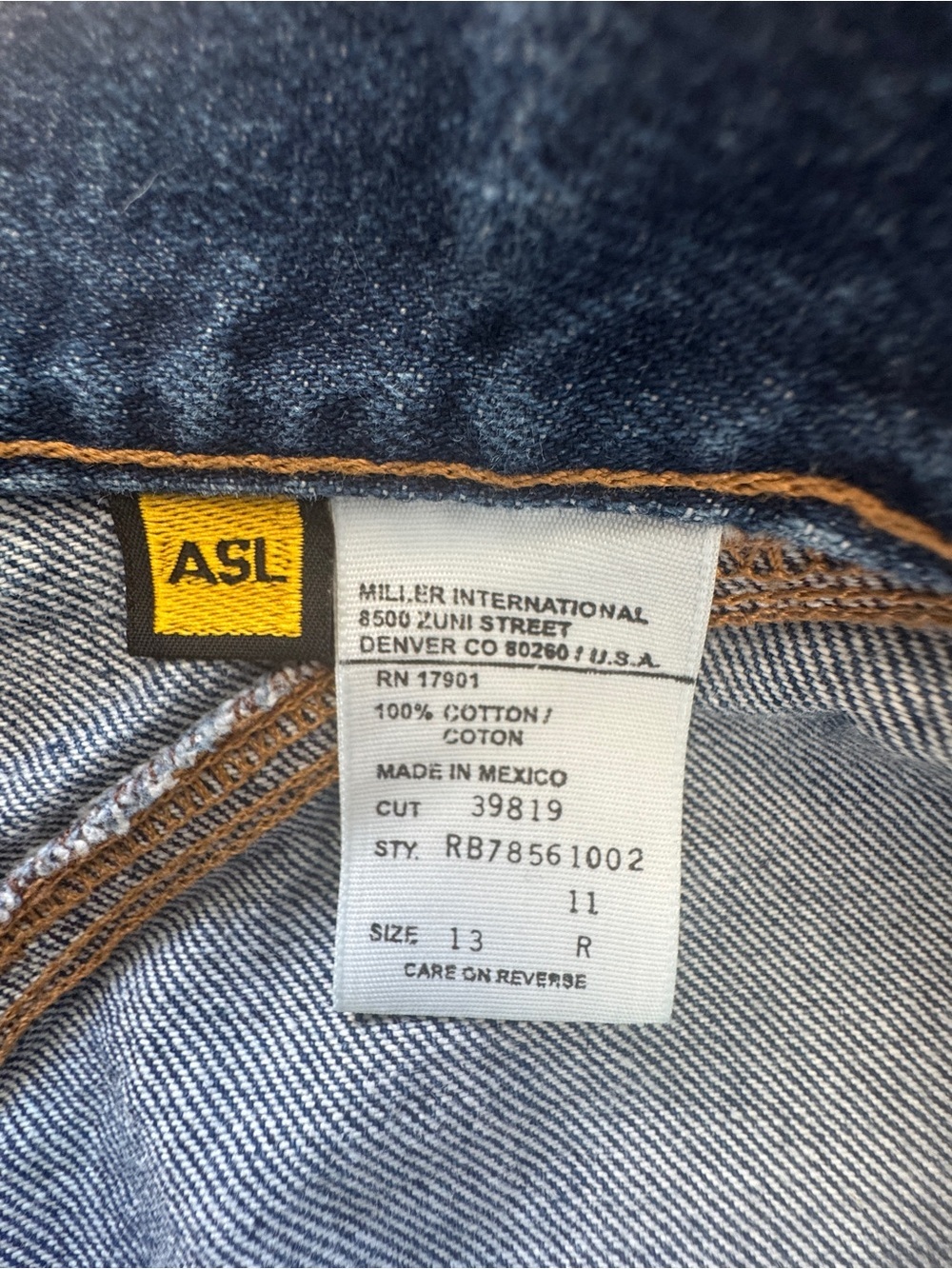 Vintage Rocky Mountain Dark Wash Jeans sz 13 - Picture 4 of 10